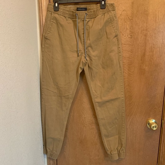 aeropostale khaki joggers